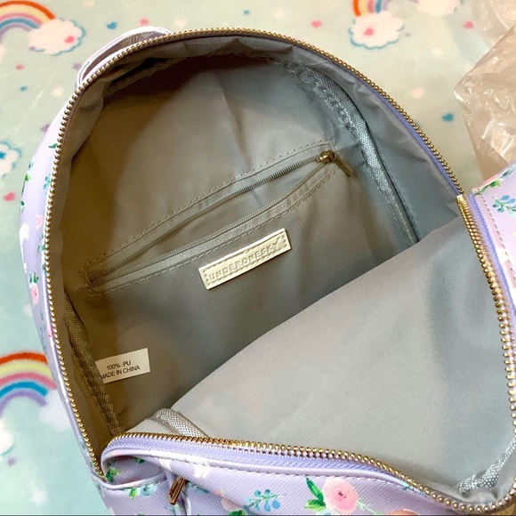 SOLD Under One Sky Cats Kittens Rosebuds Mini Backpack - Picture 13 of 15